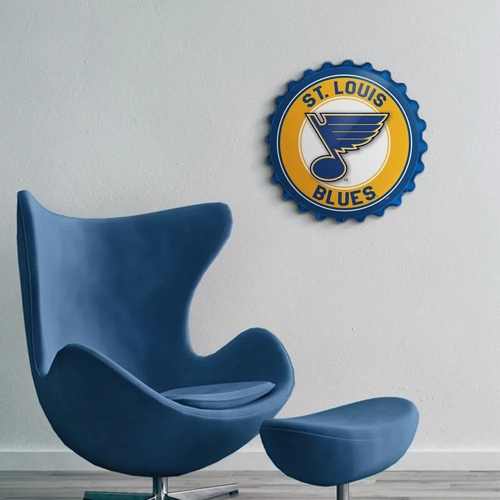 St. Louis Blues: Bottle Cap Wall Sign