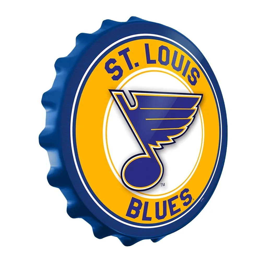 St. Louis Blues: Bottle Cap Wall Sign