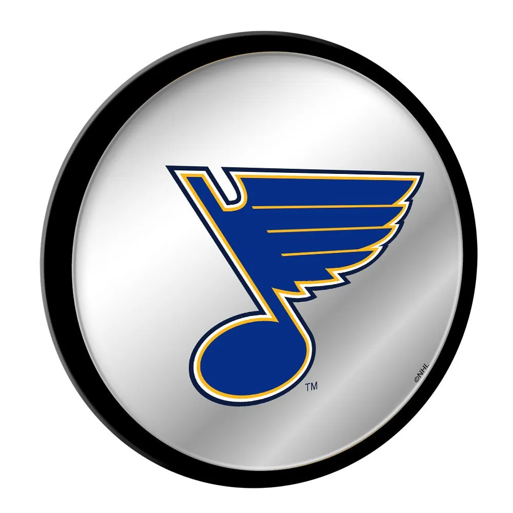 St. Louis Blues: Modern Disc Mirrored Wall Sign