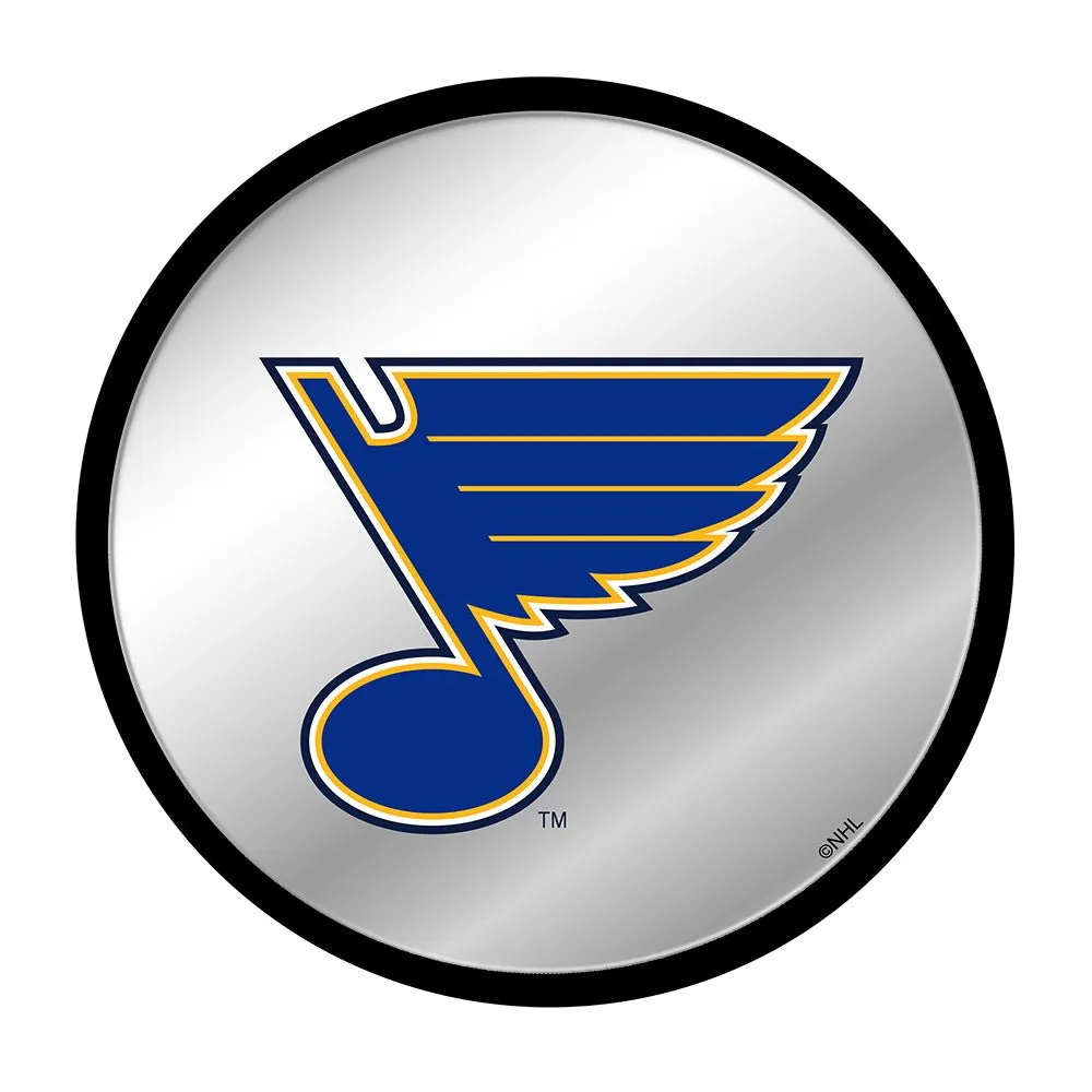 St. Louis Blues: Modern Disc Mirrored Wall Sign