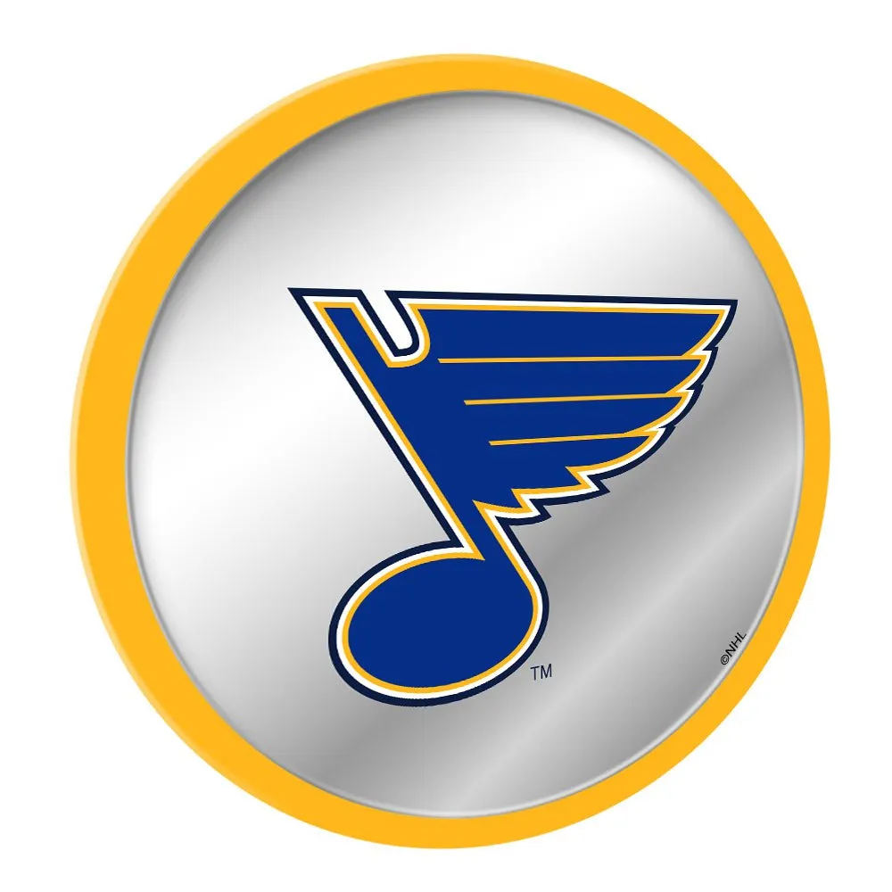 St. Louis Blues: Modern Disc Mirrored Wall Sign