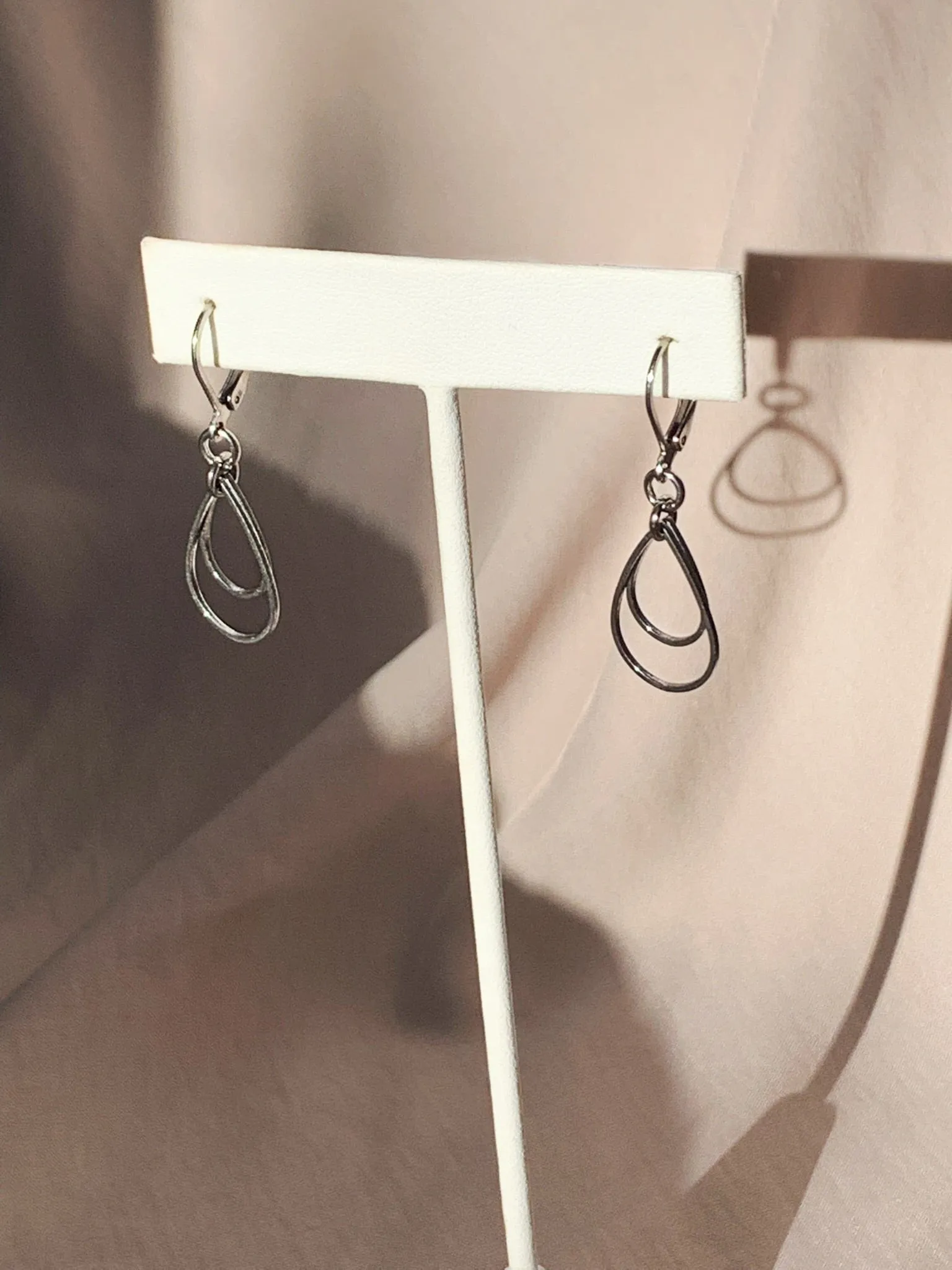 Stainless Steel Teardrop Earrings