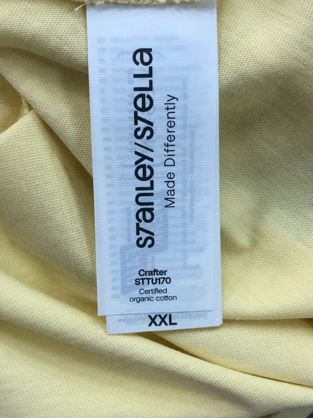 Stanley Stella Yellow Tanning T-Shirt UK XXL