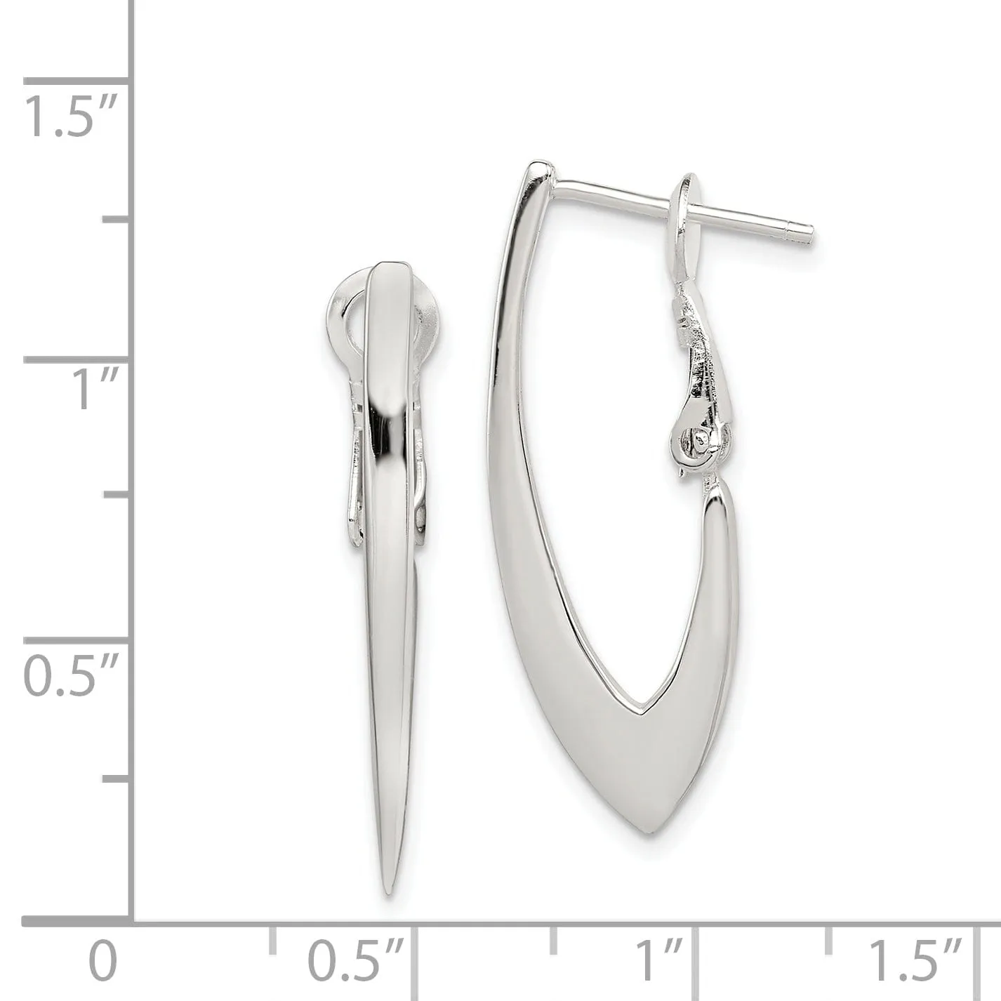 Sterling Silver Clip Back Earrings