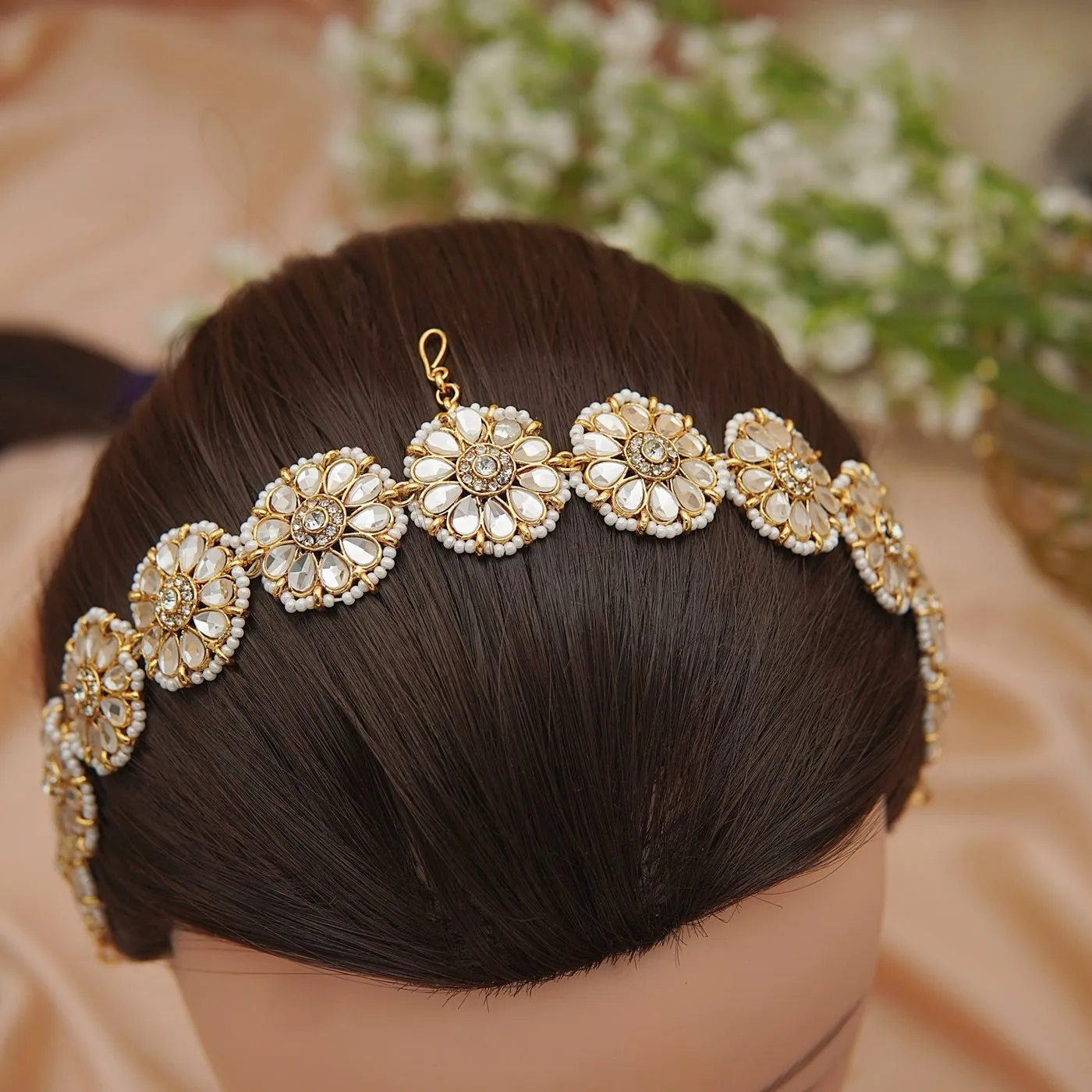 Stunning Cut Kundan Sheesh Patti