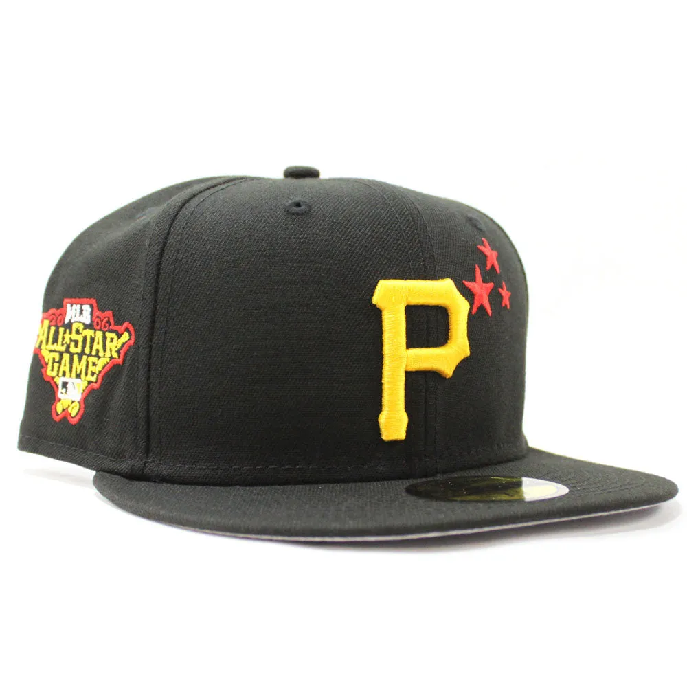 Superstar Pittsburgh Pirates 2006 All Star Game New Era 59Fifty Fitted Hat (Black Grey Under Brim)