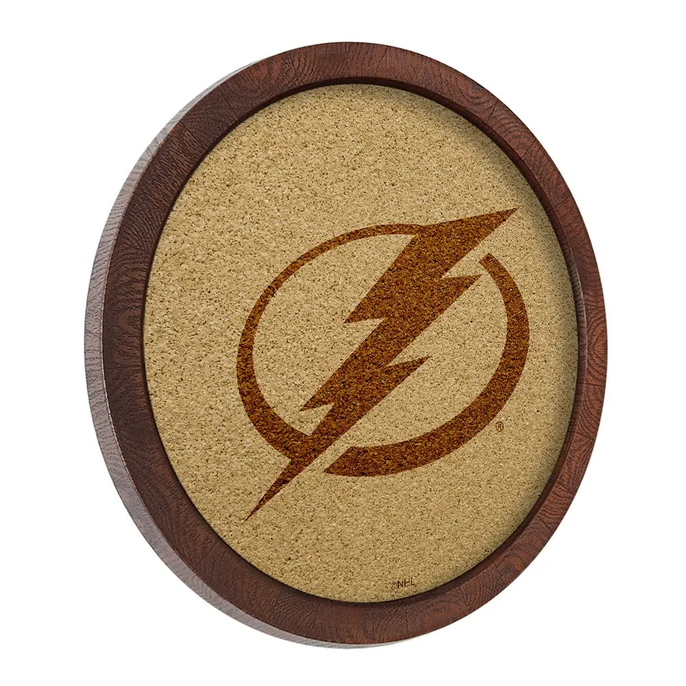 Tampa Bay Lightning: Barrel Top Cork Note Board