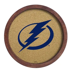 Tampa Bay Lightning: Barrel Top Cork Note Board