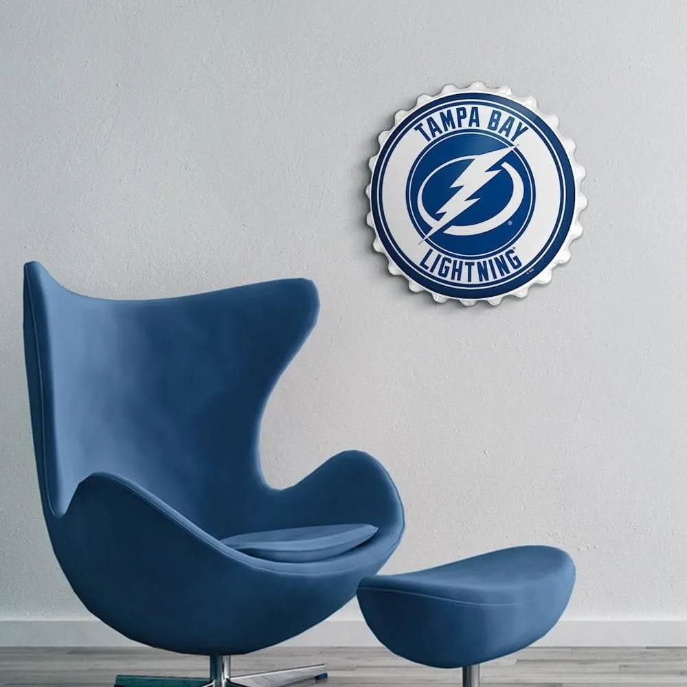 Tampa Bay Lightning: Bottle Cap Wall Sign