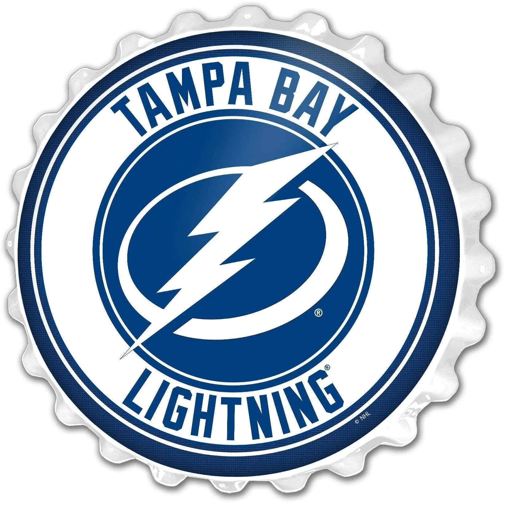 Tampa Bay Lightning: Bottle Cap Wall Sign