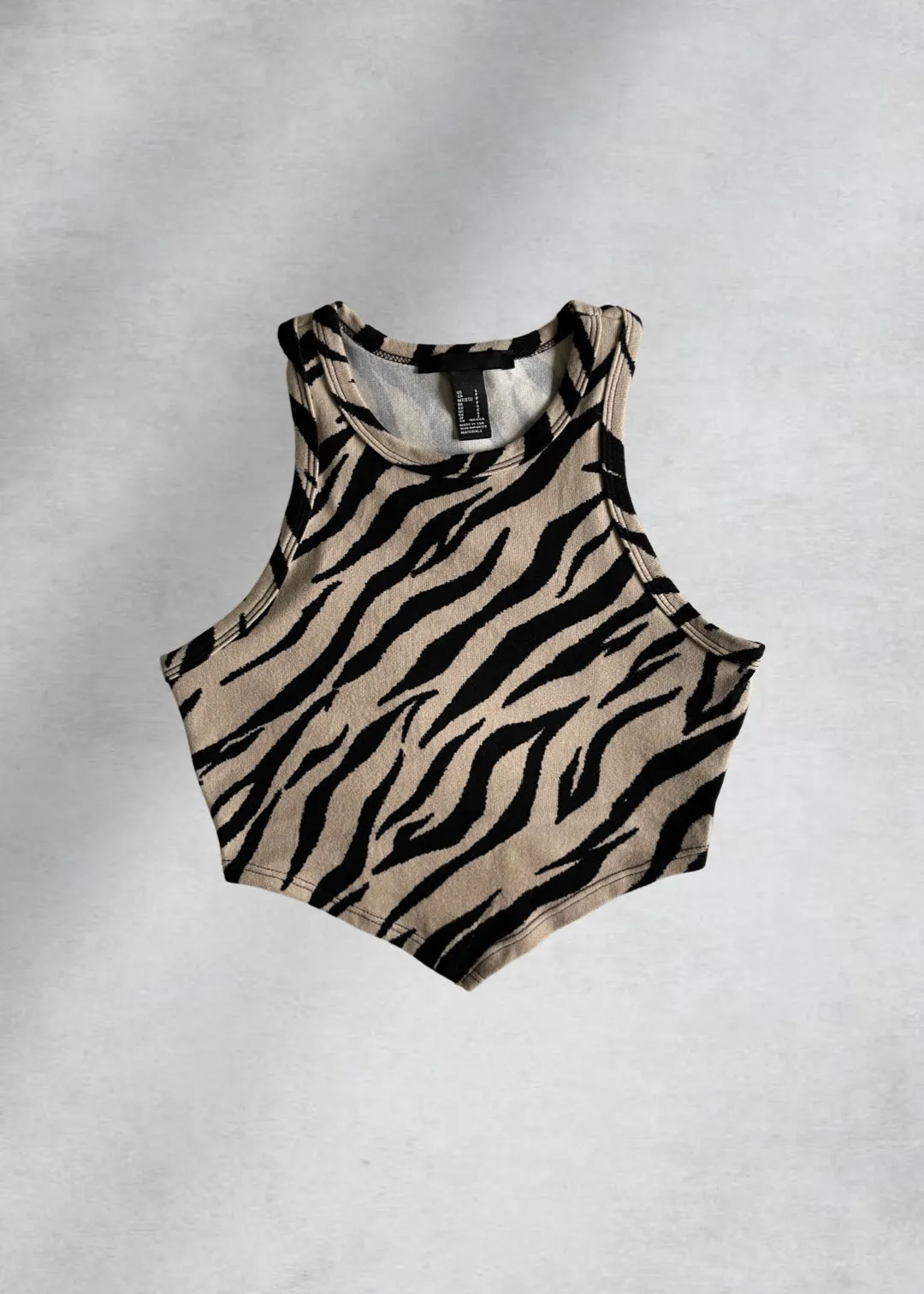 Taylor Zebra Crop Top