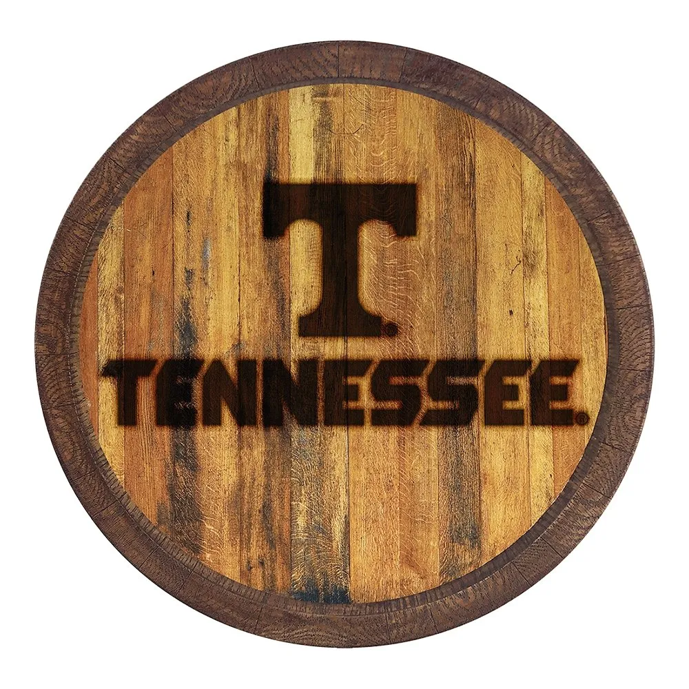Tennessee Volunteers: Branded "Faux" Barrel Top Sign