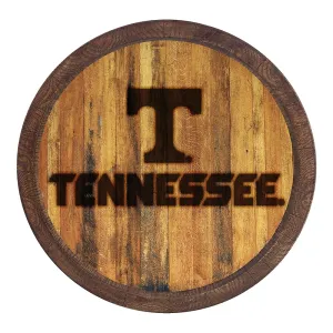 Tennessee Volunteers: Branded "Faux" Barrel Top Sign