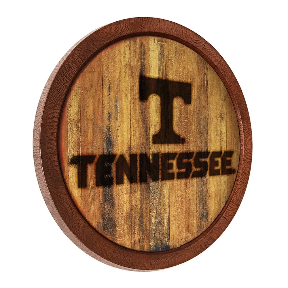 Tennessee Volunteers: Branded "Faux" Barrel Top Sign
