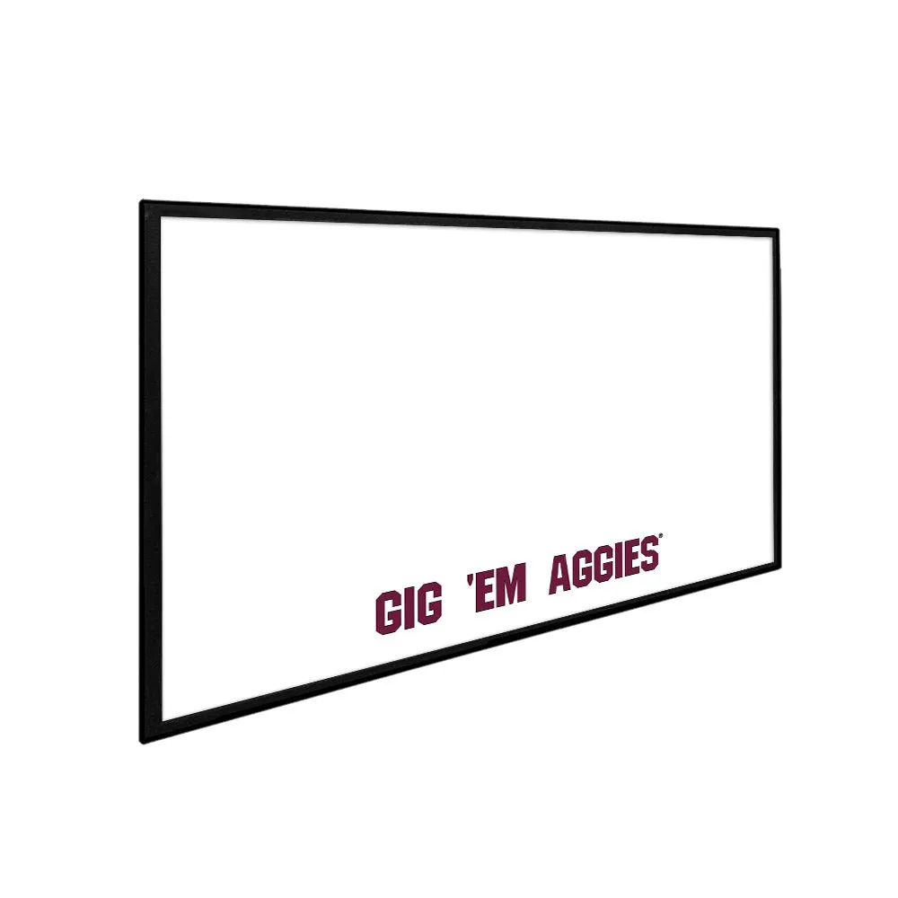 Texas A&M Aggies: Gig Em' Aggies - Framed Dry Erase Board