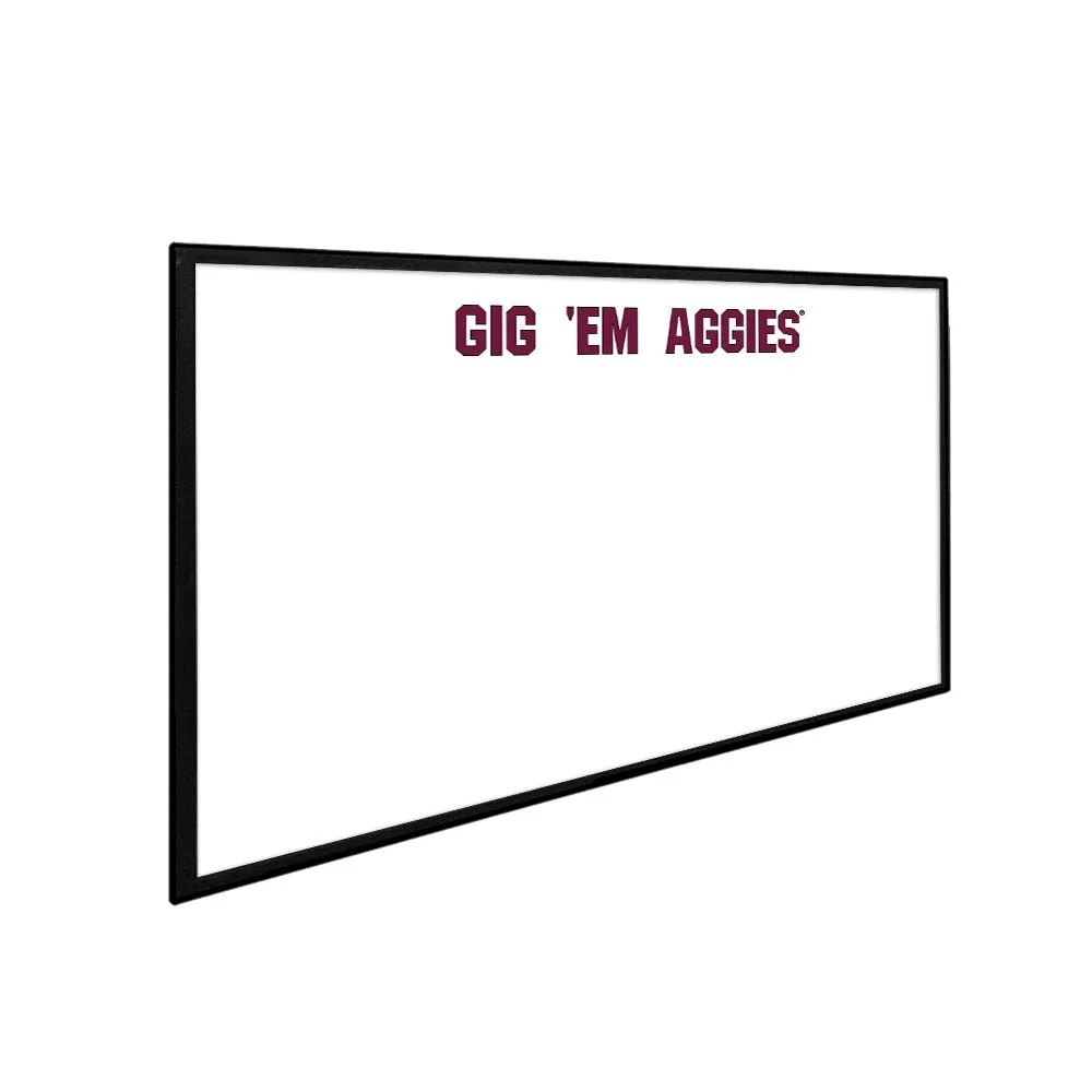 Texas A&M Aggies: Gig Em' Aggies - Framed Dry Erase Board