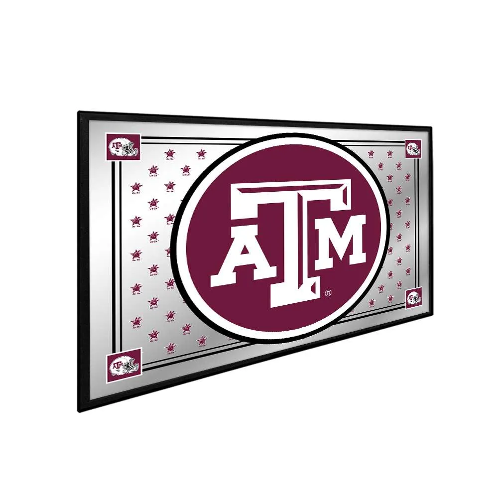 Texas A&M Aggies: Team Spirit - Framed Mirrored Wall Sign
