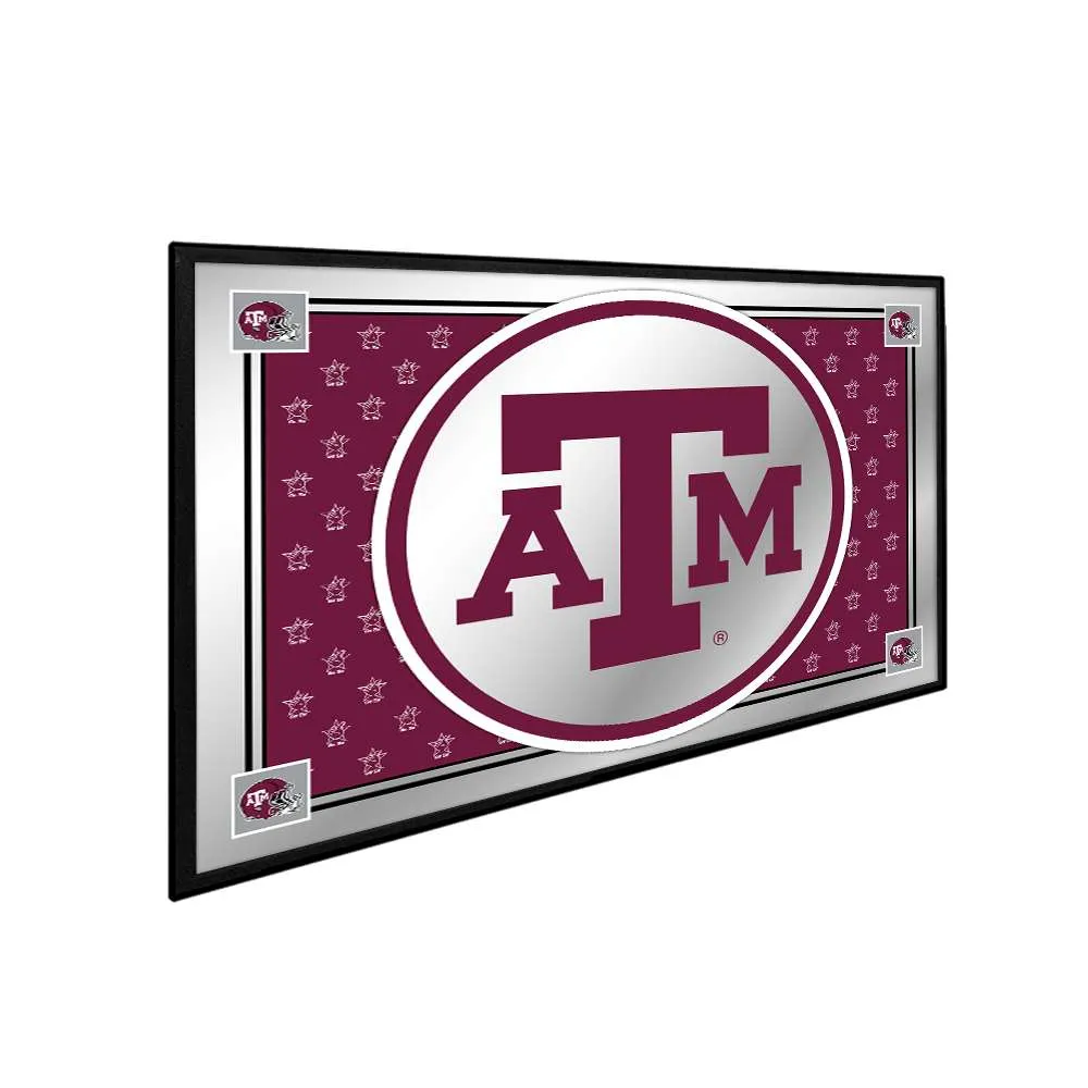 Texas A&M Aggies: Team Spirit - Framed Mirrored Wall Sign
