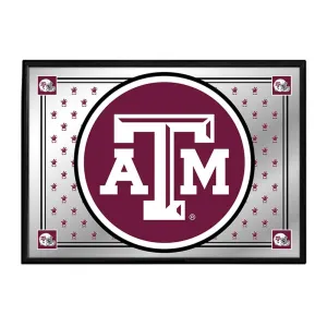 Texas A&M Aggies: Team Spirit - Framed Mirrored Wall Sign