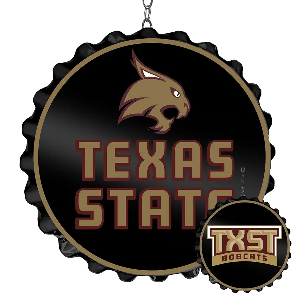 Texas State Bobcats: Bottle Cap Dangler