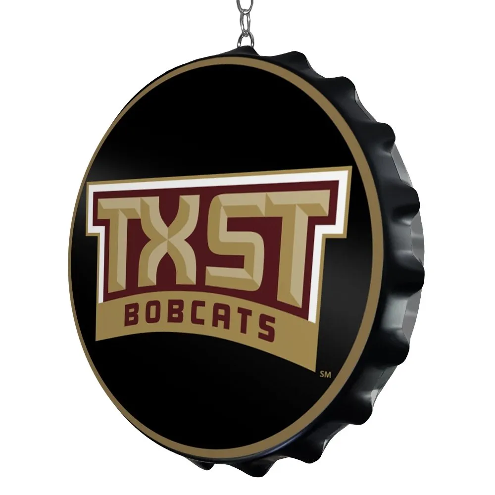 Texas State Bobcats: Bottle Cap Dangler