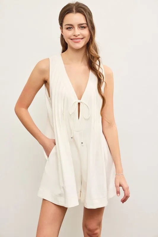 The Mila romper- White