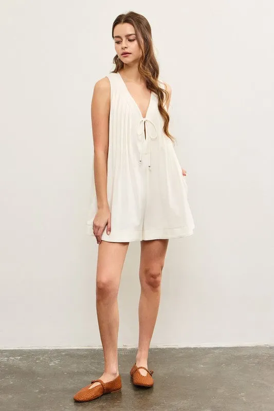 The Mila romper- White