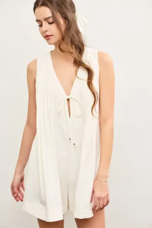 The Mila romper- White