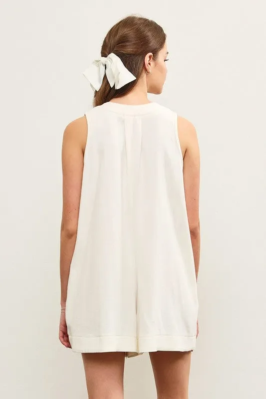 The Mila romper- White