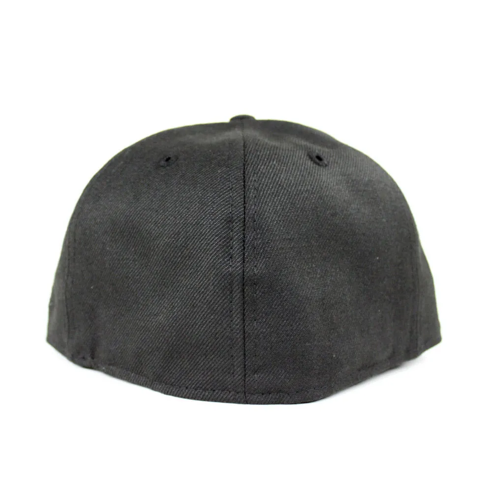 The Town Golden State Warriors New Era 59Fifty Fitted Hat (Black Red Gray Under Brim)