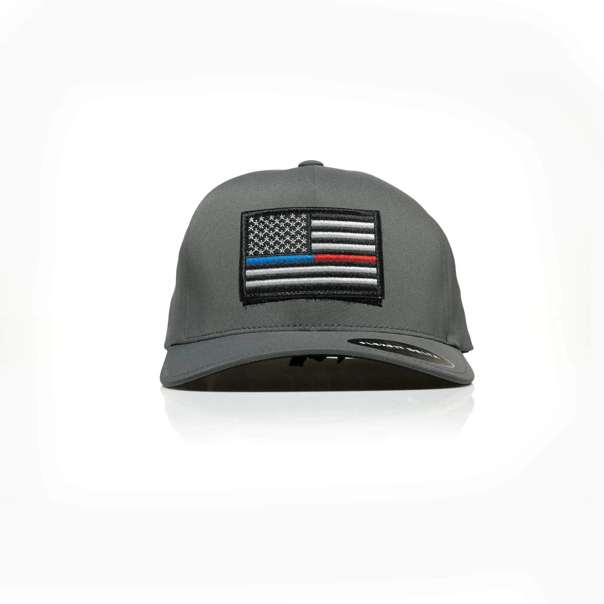Thin Blue/Red Line Patch Flexfit Delta