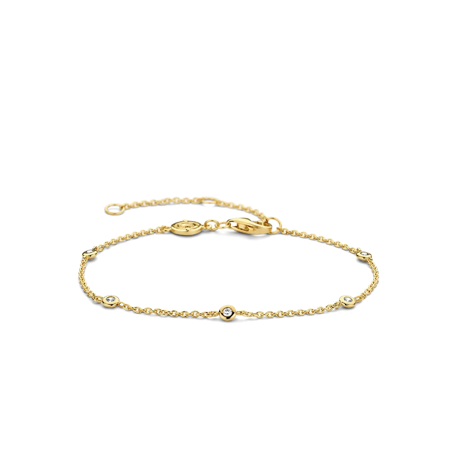 Ti Sento Milano Gold Zirconia By the Yard Bracelet