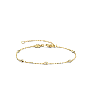 Ti Sento Milano Gold Zirconia By the Yard Bracelet