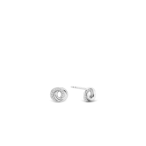 Ti Sento Milano Silver Infinity Studs