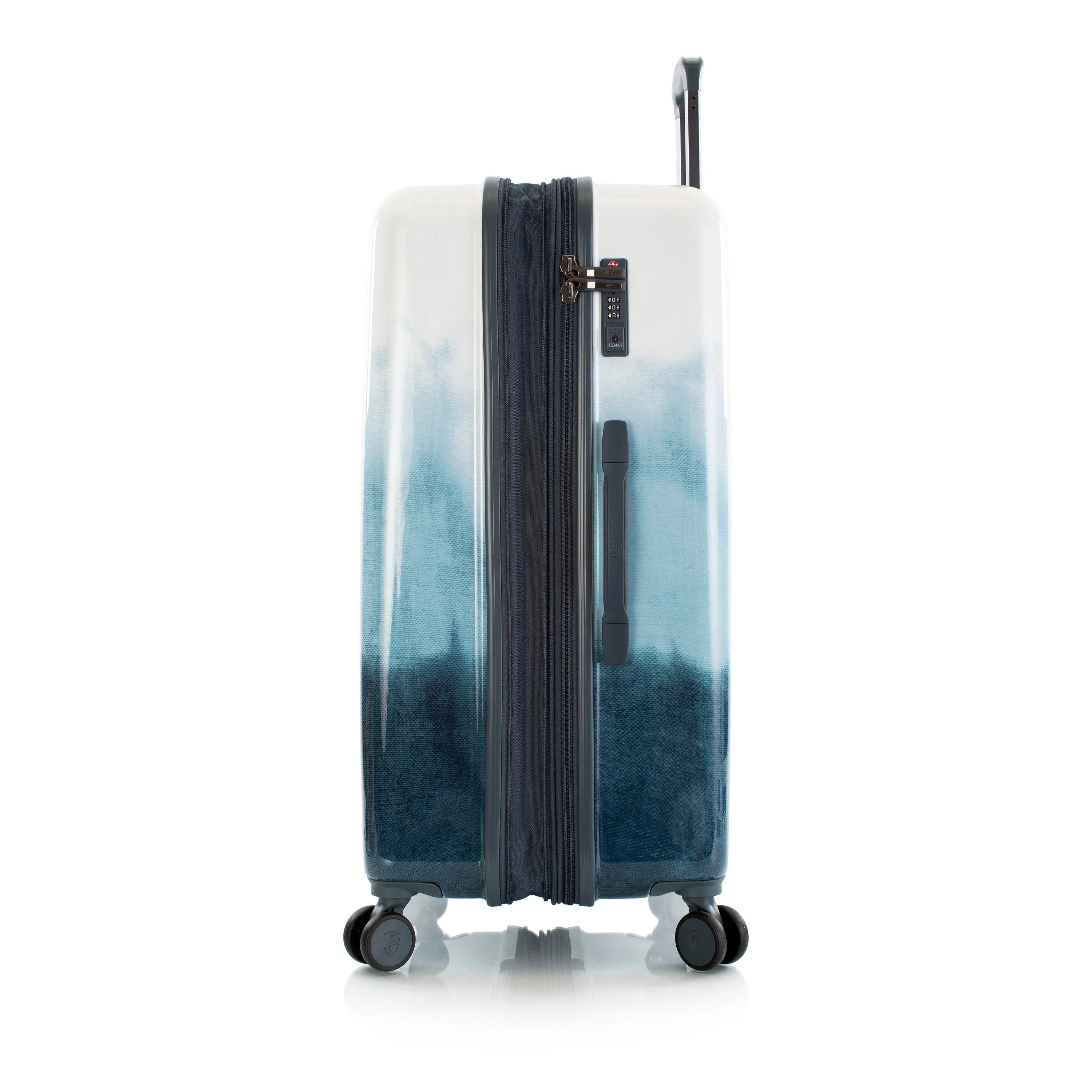 Tie-Dye 30" Large Checked Spinner Luggage
