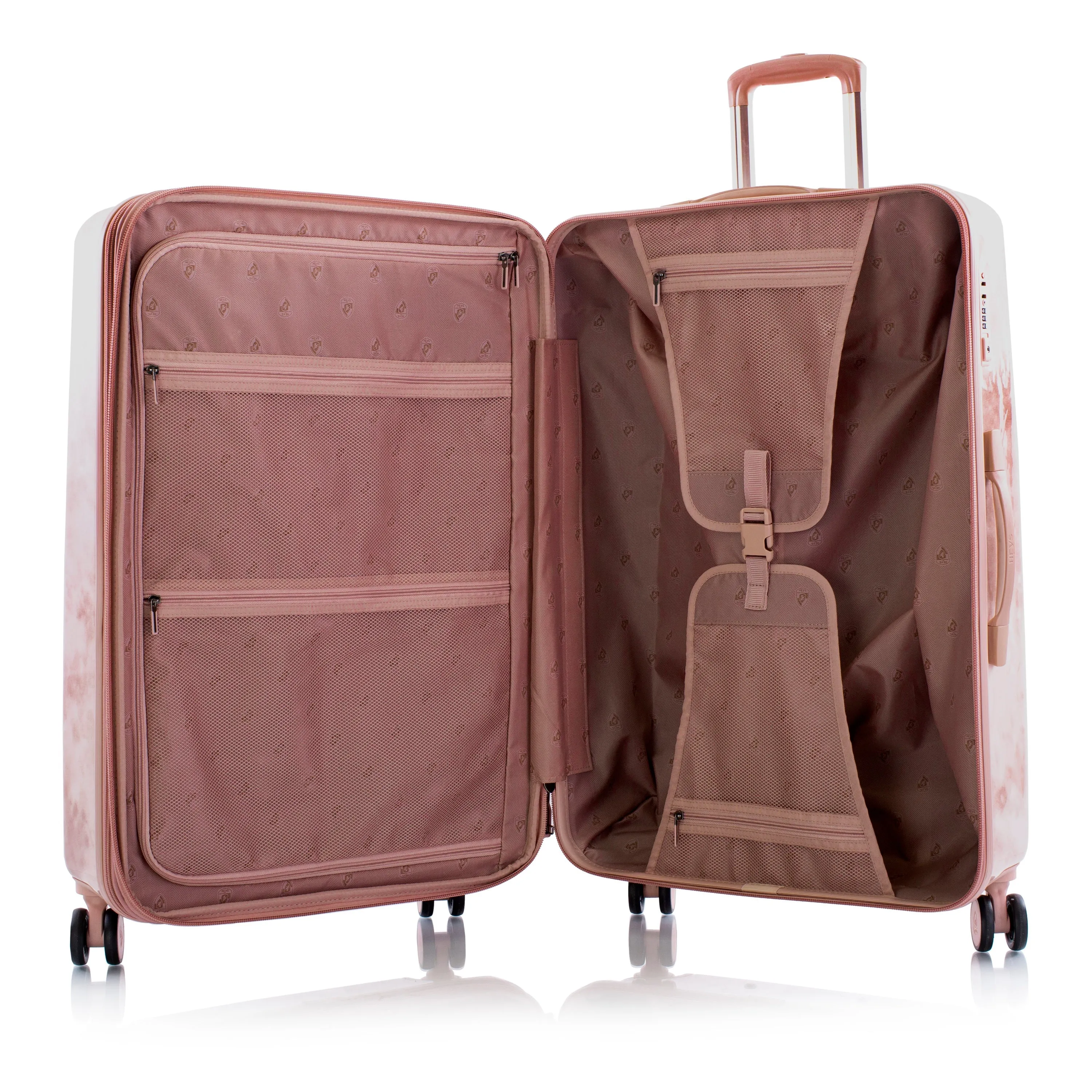 Tie-Dye 30" Large Checked Spinner Luggage