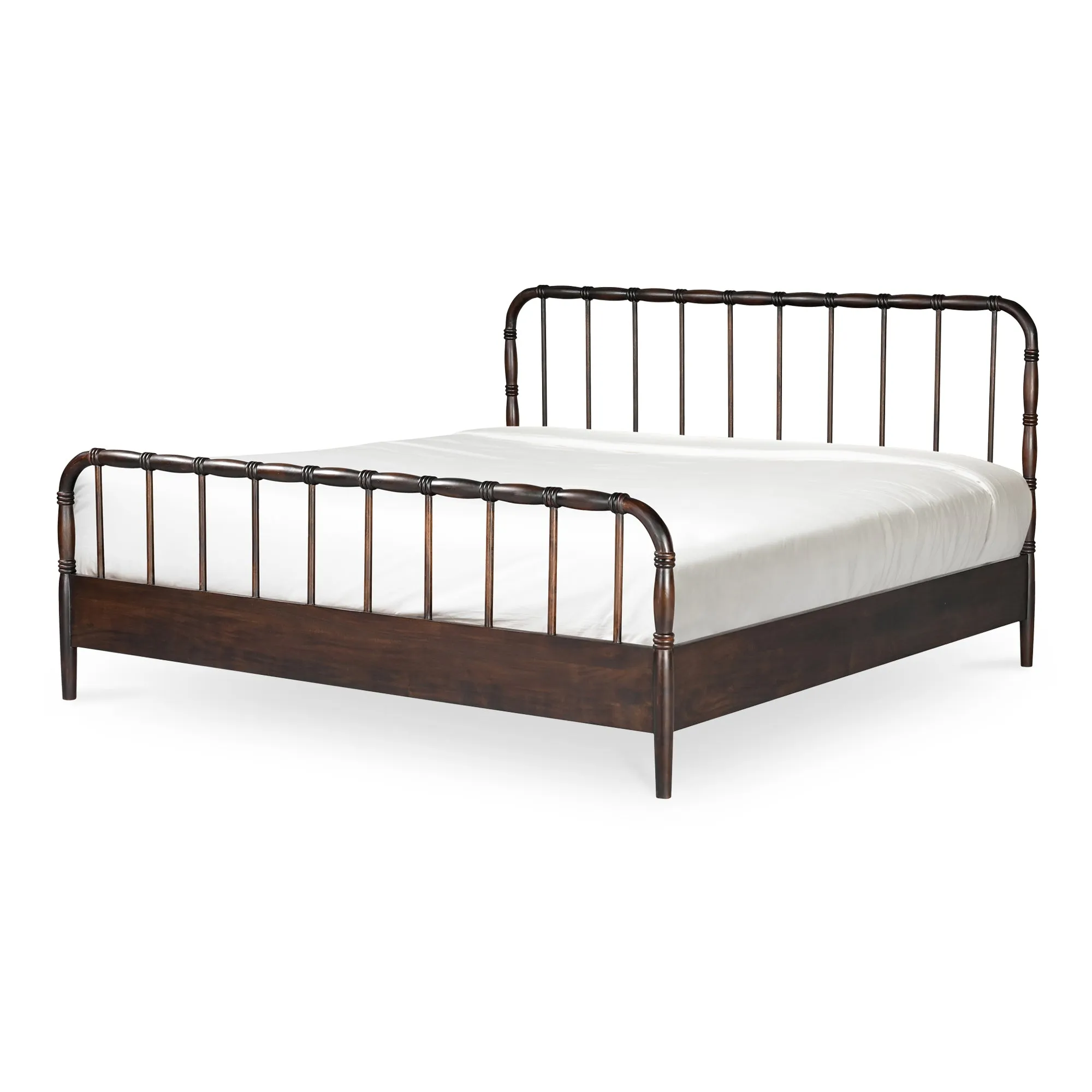 Timeless Elegance Solid Wood Turned Bed