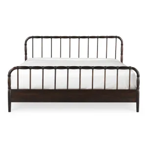 Timeless Elegance Solid Wood Turned Bed