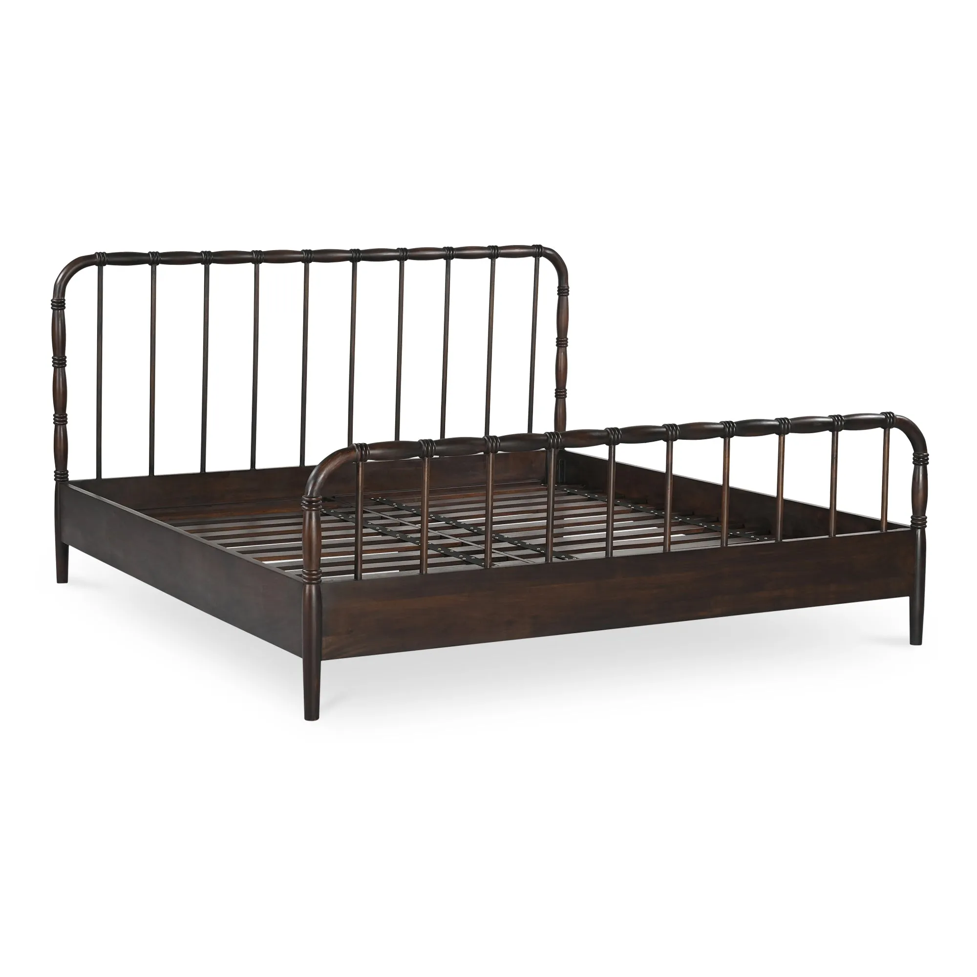 Timeless Elegance Solid Wood Turned Bed