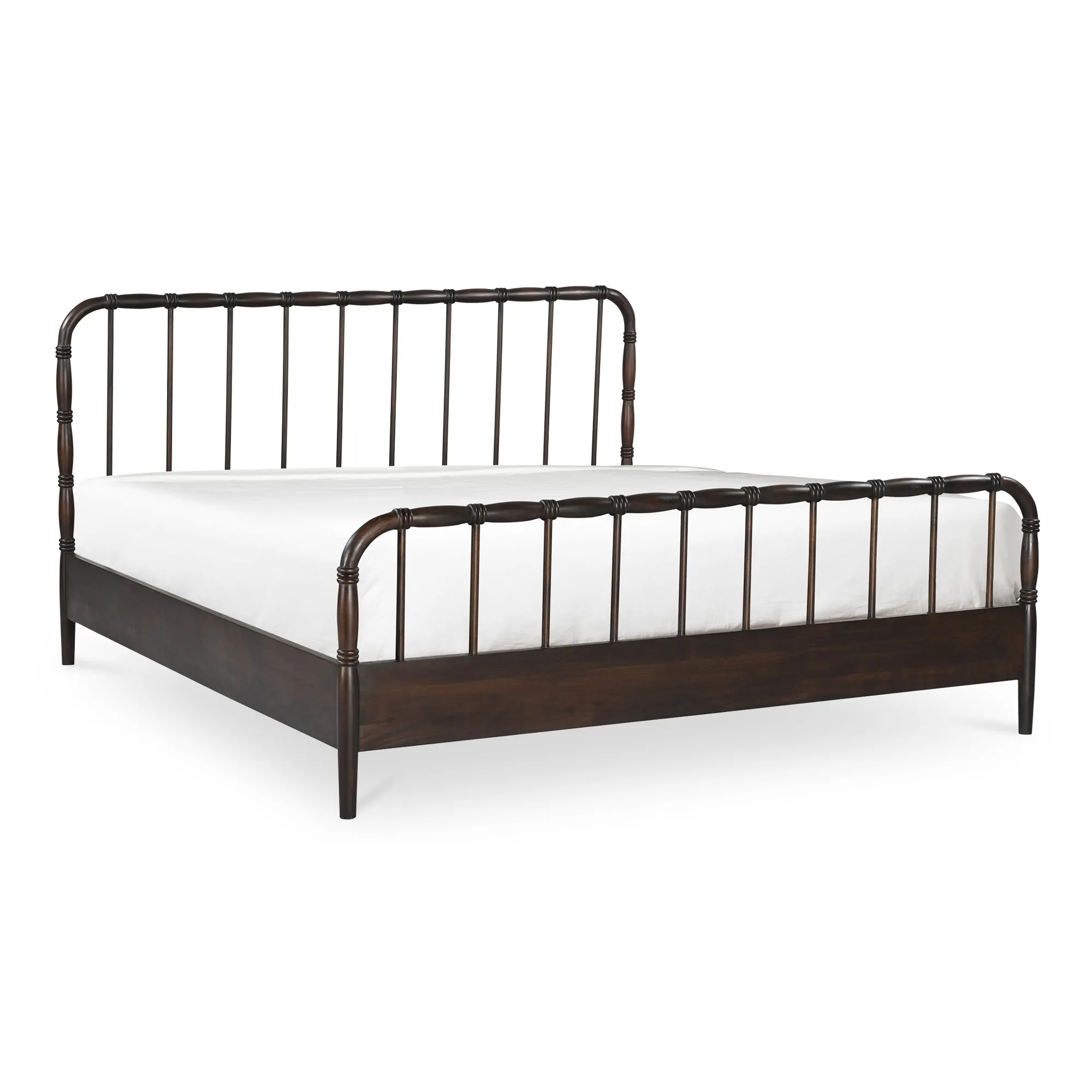 Timeless Elegance Solid Wood Turned Bed