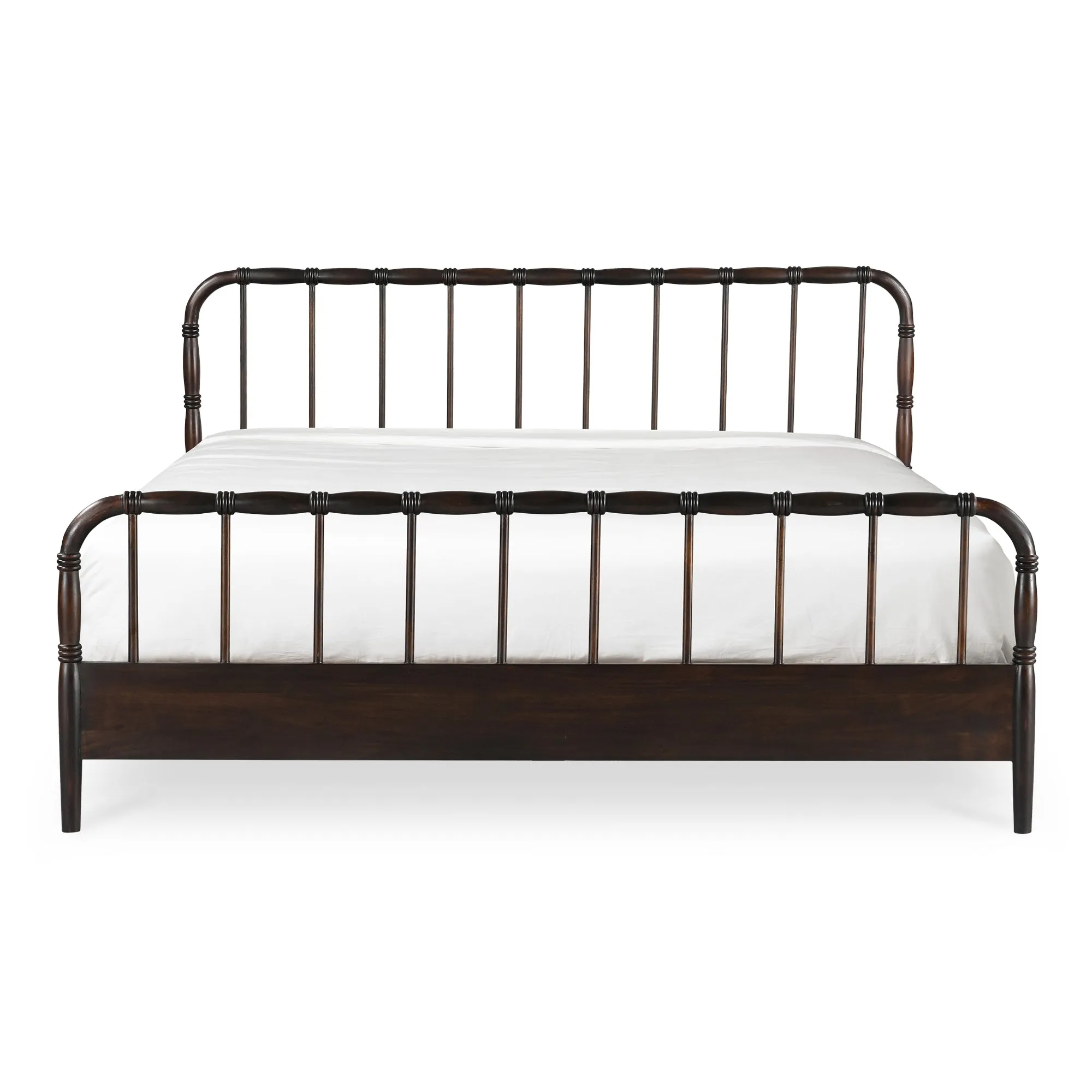 Timeless Elegance Solid Wood Turned Bed