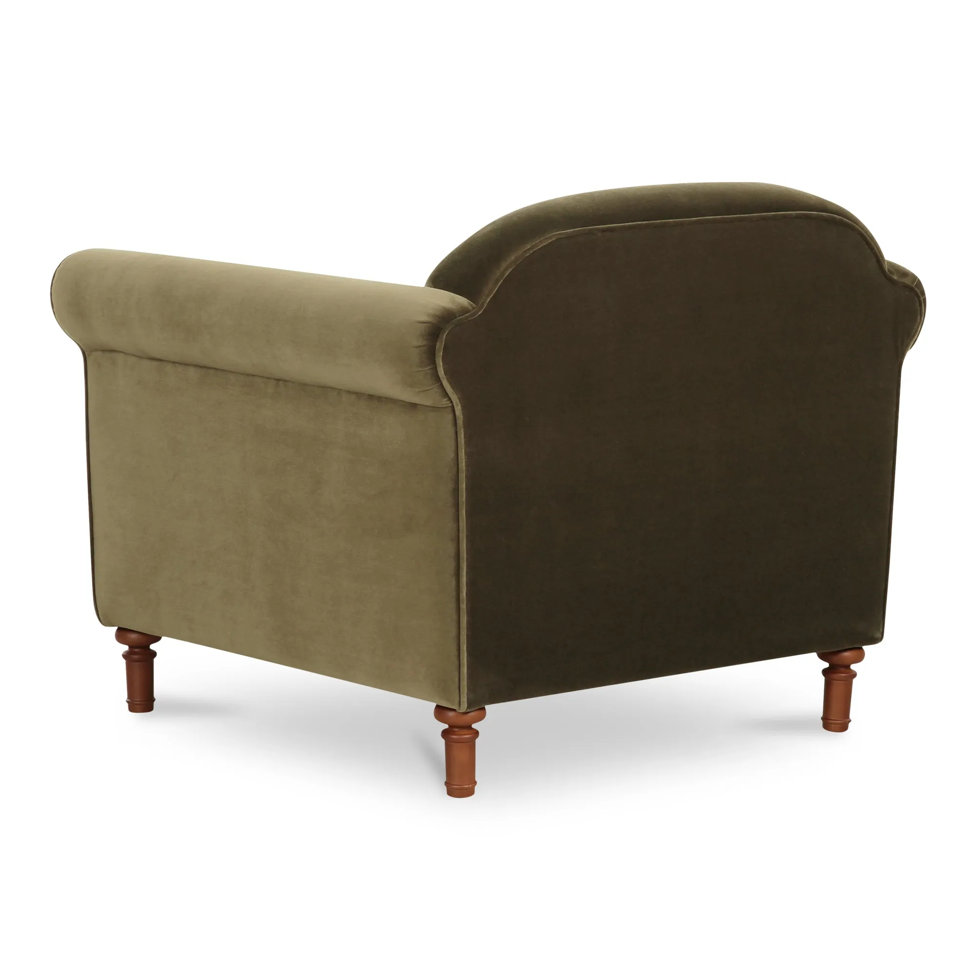 Timeless Luxury Velvet Faux Mohair Accent Chair