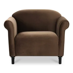 Timeless Luxury Velvet Faux Mohair Accent Chair