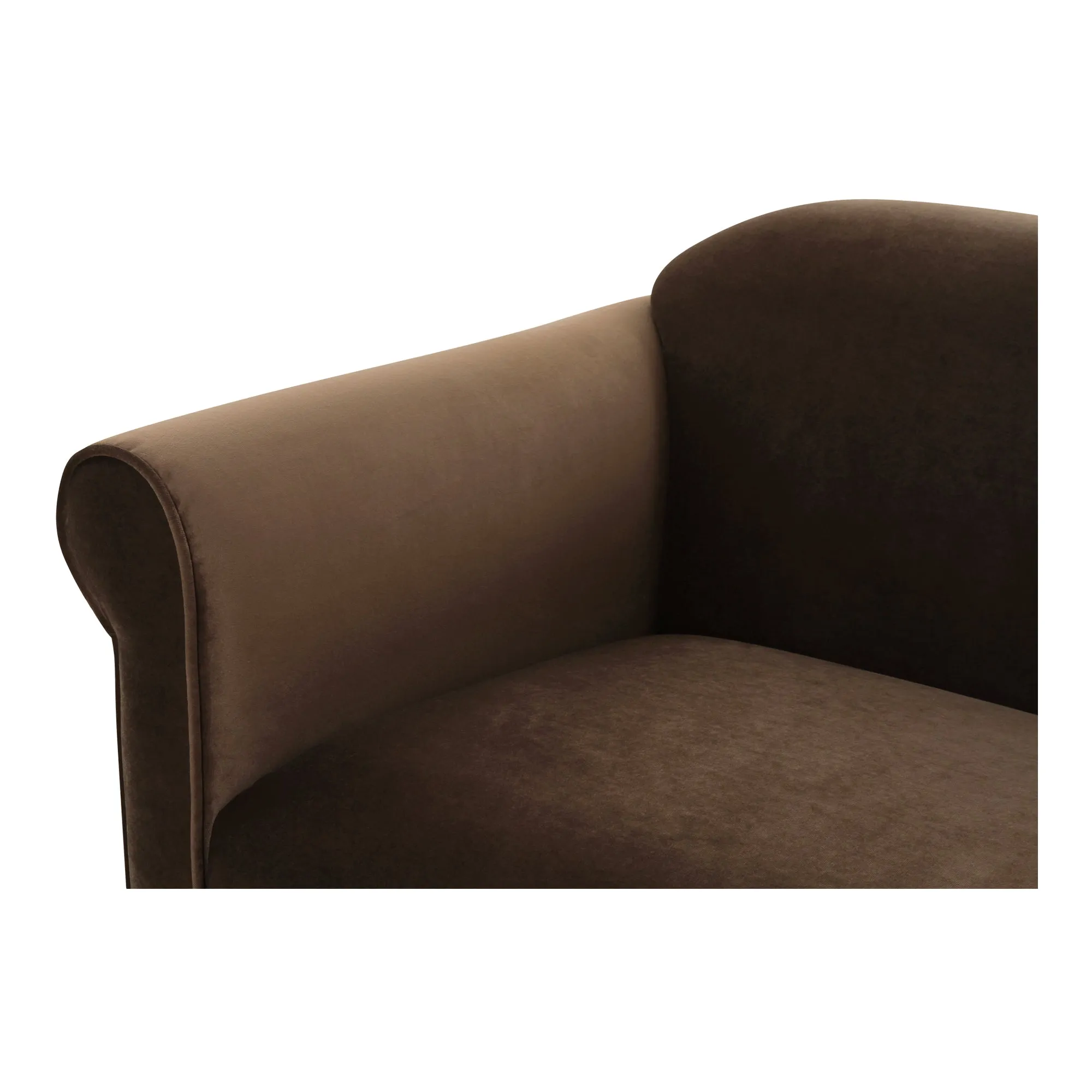 Timeless Luxury Velvet Faux Mohair Accent Chair
