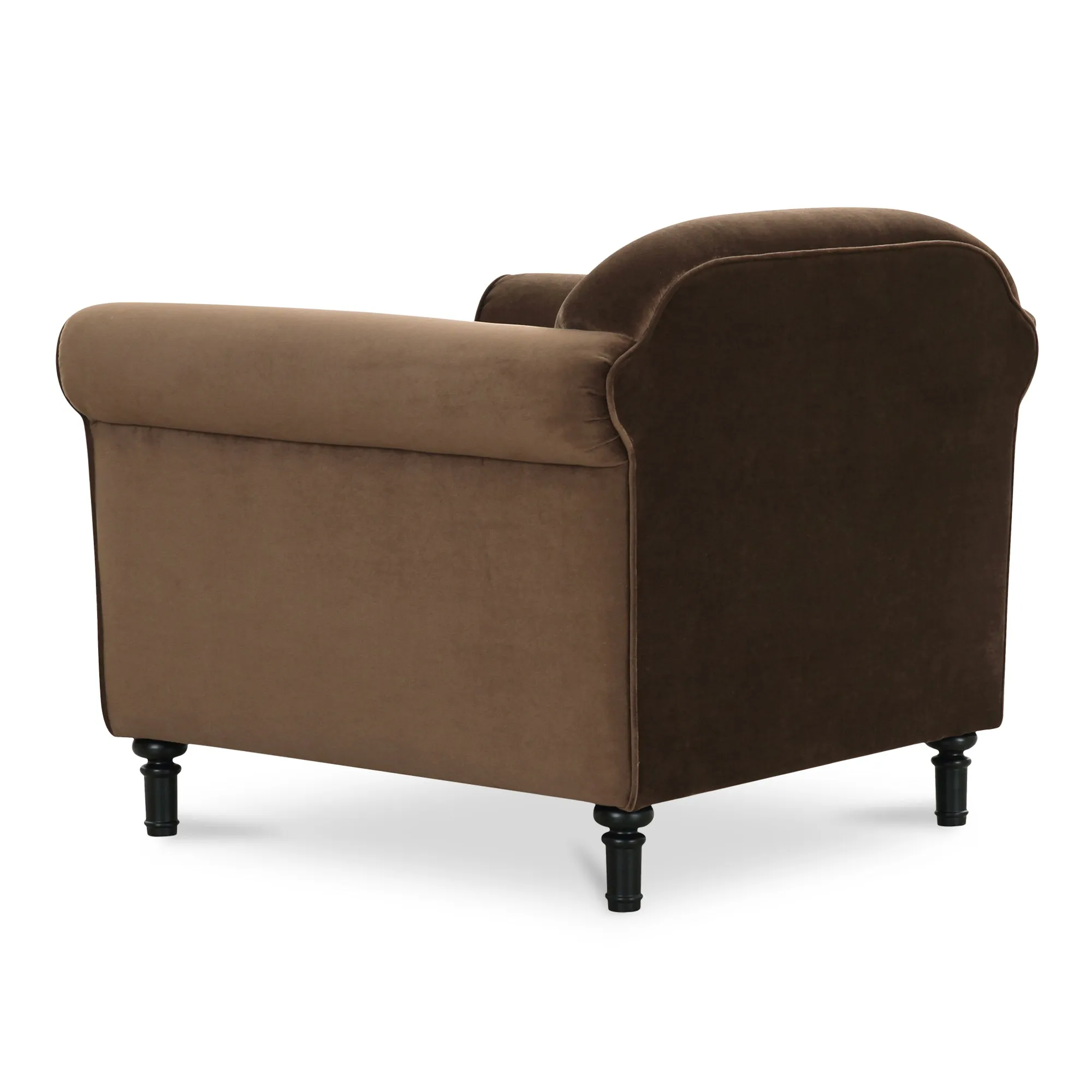 Timeless Luxury Velvet Faux Mohair Accent Chair