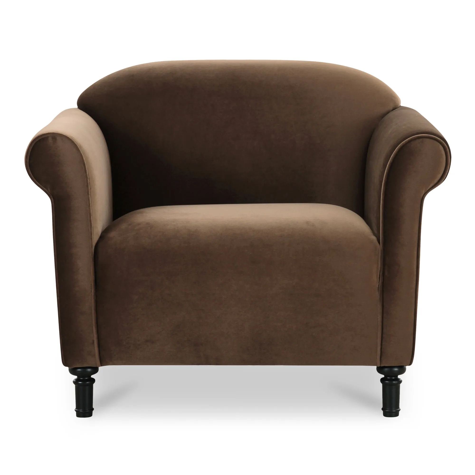 Timeless Luxury Velvet Faux Mohair Accent Chair
