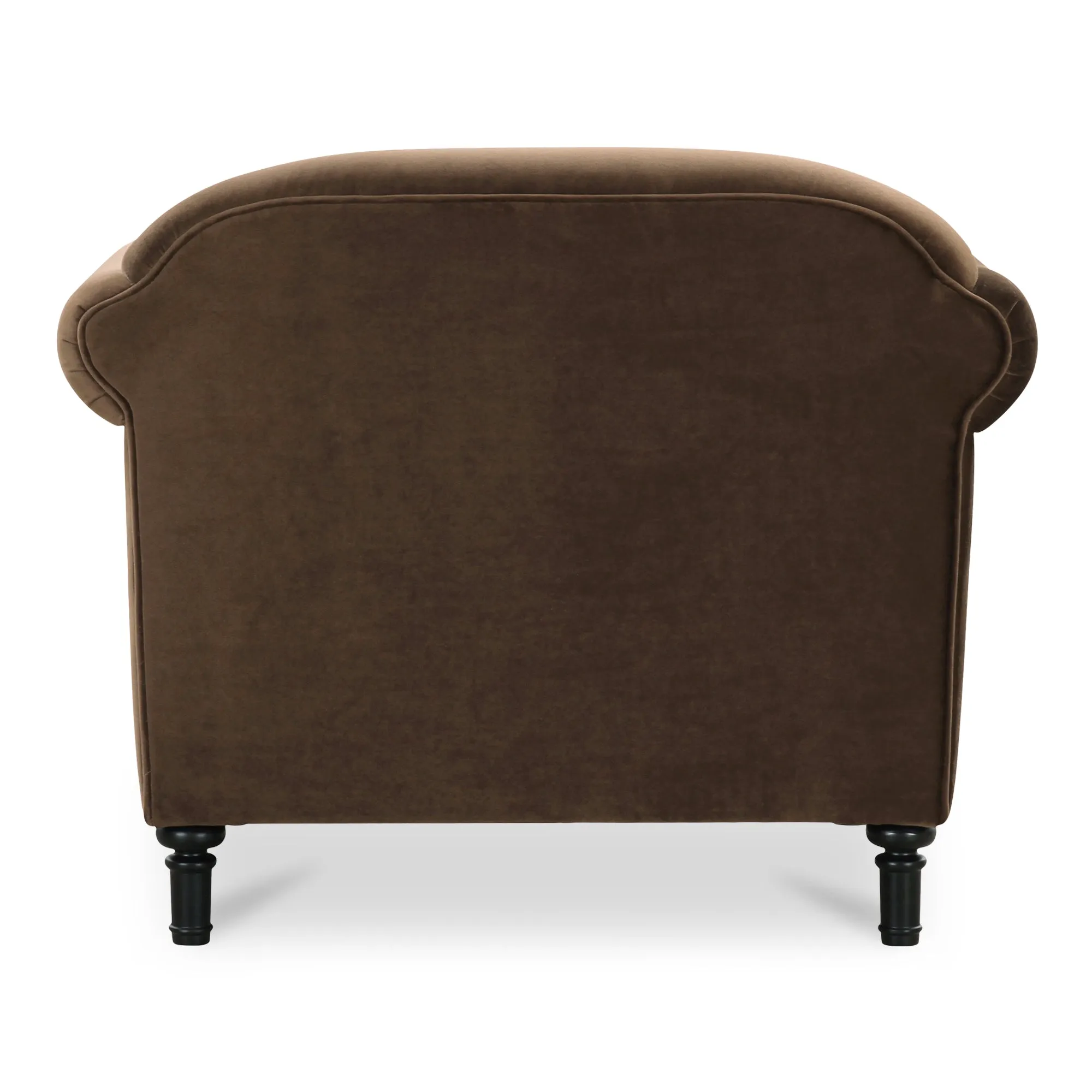 Timeless Luxury Velvet Faux Mohair Accent Chair