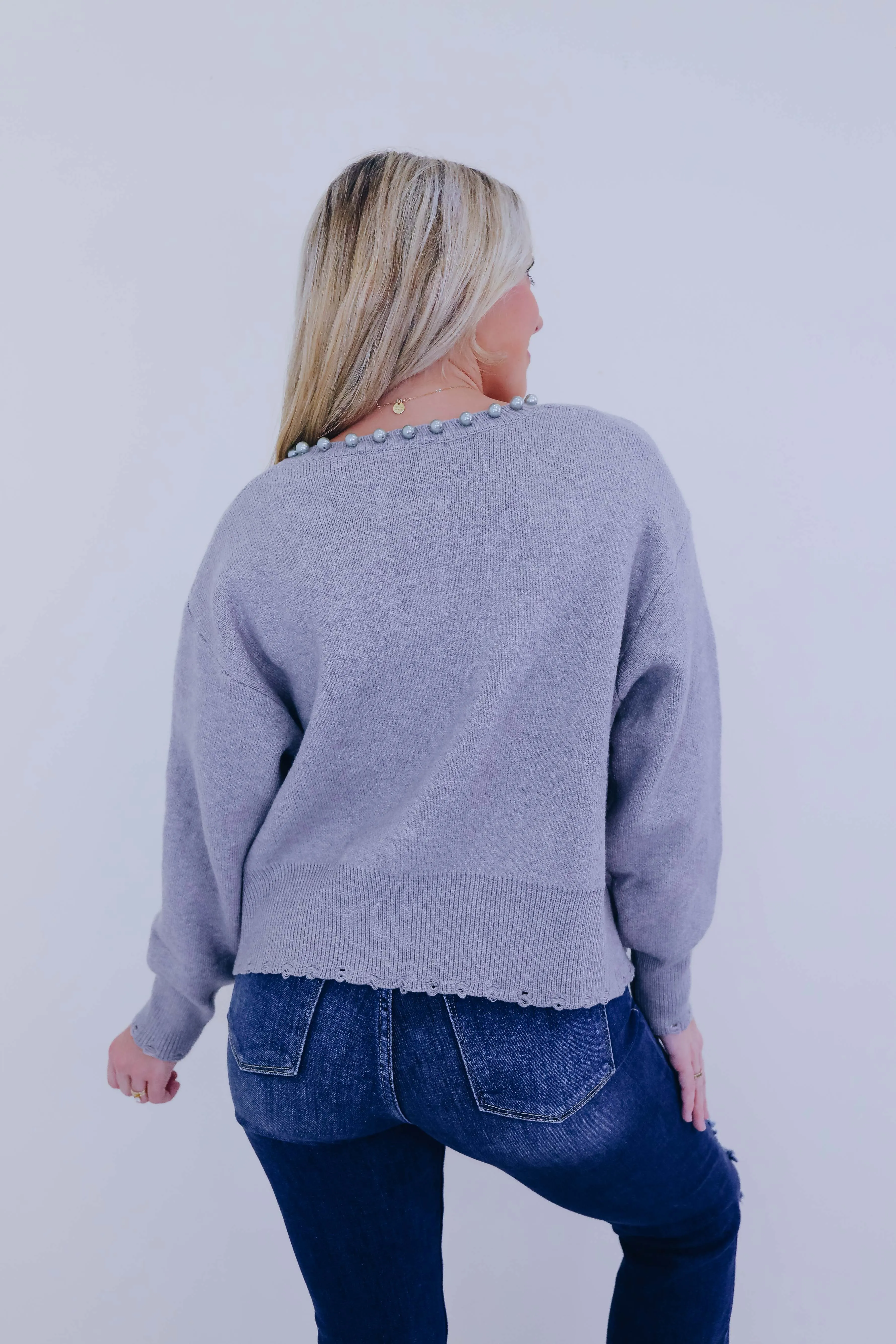 Tipton Timeless Pearl Knit Cardigan- 2 Colors