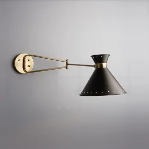 Tom Swing Arm Wall Light with Switch