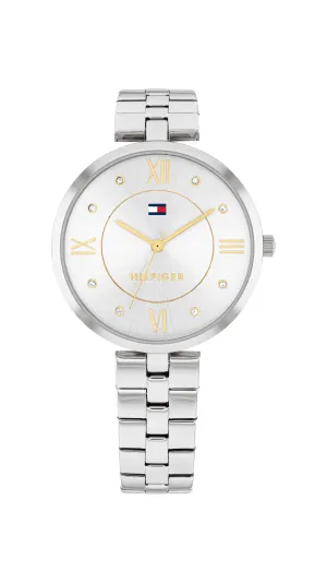 Tommy Hilfiger Ella Stainless Steel Silver Dial Ladies Watch 1782683